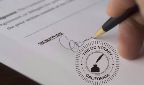 Working with a professional Orange County notary